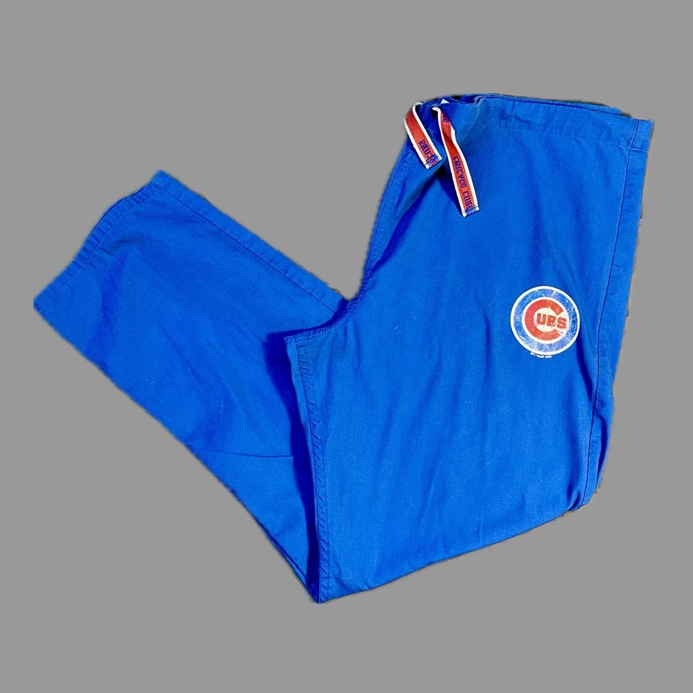 2005 Cubs Scrubs Licensed MLB Chicago Cubs Medical Scrubs Lounge Pants Large